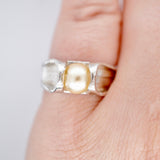 Peach Freshwater Pearl Ring