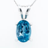 London Blue Topaz Necklace