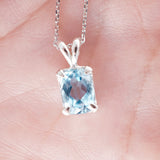 Sky Blue Topaz Necklace