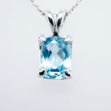 Sky Blue Topaz Necklace