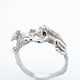 Lily Pad Frog Ring