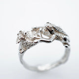 Lily Pad Frog Ring