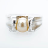 Peach Freshwater Pearl Ring