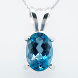 London Blue Topaz Necklace