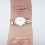 White Freshwater Pearl Ring
