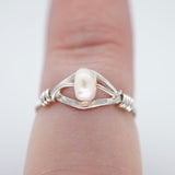 White Pearl Ring