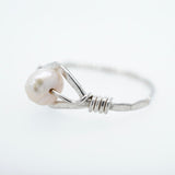 White Pearl Ring
