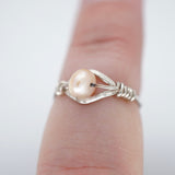Pink Freshwater Pearl Ring