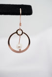 Rose Gold Filled Freshwater Pearl Earrings