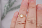 Gold Filled White Freshwater Pearl Ring