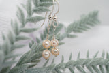 Handmade Pink Pearl Earrings