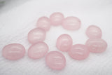 Rose Quartz Cabochons 2 , gemstone cabs, rose quartz cabs