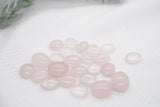 Rose Quartz Cabochons 1 , gemstone cabs, rose quartz cabs