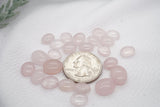 Rose Quartz Cabochons 1 , gemstone cabs, rose quartz cabs