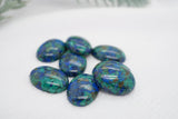 Malachite Azurite Cabochons 1, gemstone cabs, crystal cabs