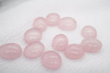 Rose Quartz Cabochons 2 , gemstone cabs, rose quartz cabs