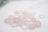 Rose Quartz Cabochons 1 , gemstone cabs, rose quartz cabs