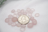 Rose Quartz Cabochons 1 , gemstone cabs, rose quartz cabs