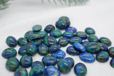 Malachite Azurite Cabochons 2, gemstone cabs, crystal cabs