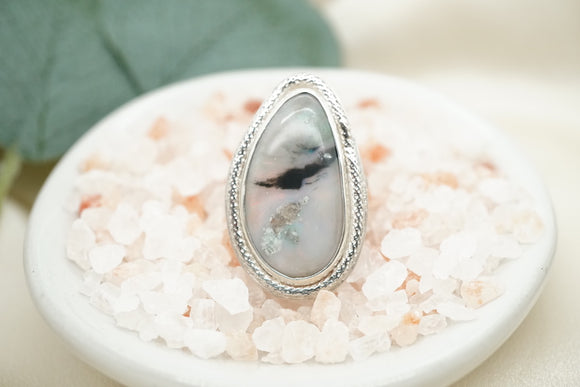 Picture Stone Australian Opal Ring