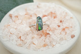 Green and Black Opal Ring- Oopsie