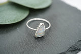 Dark Australian Opal Ring