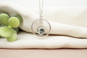 Blue Montana Sapphire Necklace