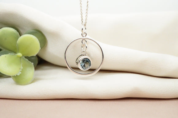 Blue Montana Sapphire Necklace