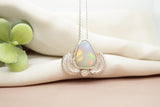 Hand crafted Mintabie Australian Opal Necklace