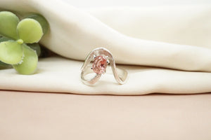 Brilliant Pink Tourmaline Ring