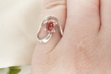 Brilliant Pink Tourmaline Ring