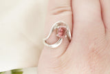 Brilliant Pink Tourmaline Ring