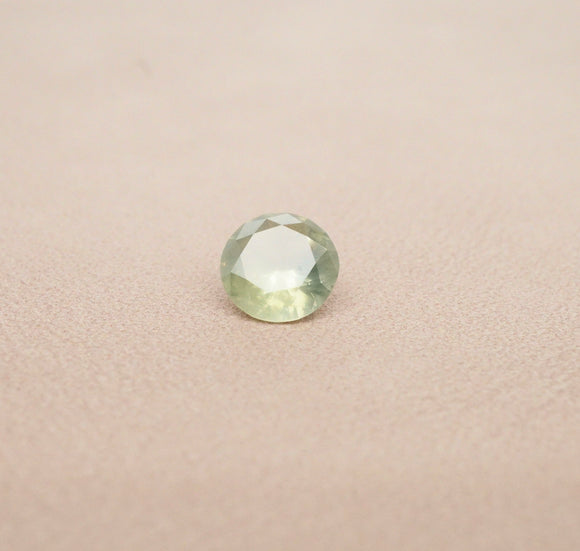 Brilliant Yellow Green Montana Sapphire, 1ct