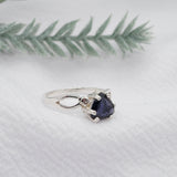 Blue-Purple Iolite Ring