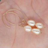 Dangle Freshwater Pearl Earrings