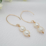 Dangle Freshwater Pearl Earrings