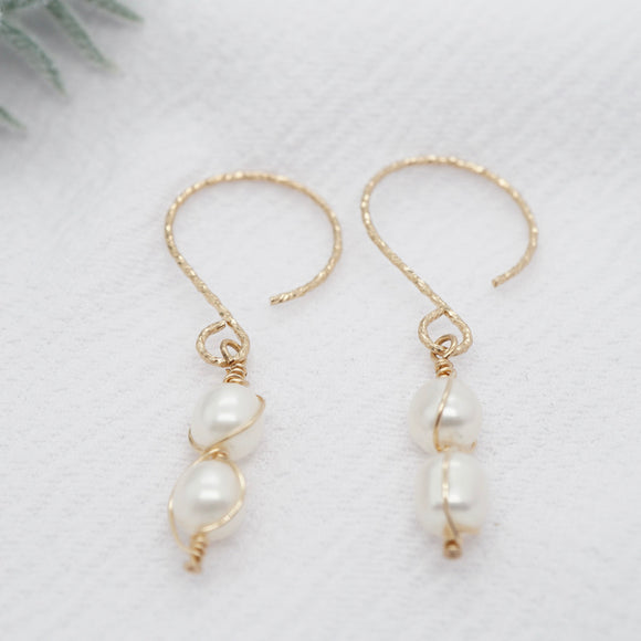 Dangle Freshwater Pearl Earrings