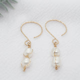 Dangle Freshwater Pearl Earrings