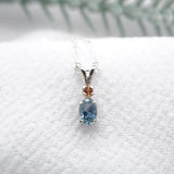 Rare Padparadscha Montana Sapphire Necklace