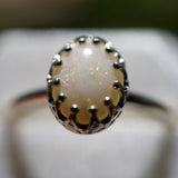 Mintabie Australian Opal Ring