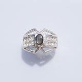 Multicolored Montana Sapphire Ring, .50ct