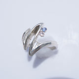 "Wave" Montana Sapphire Ring