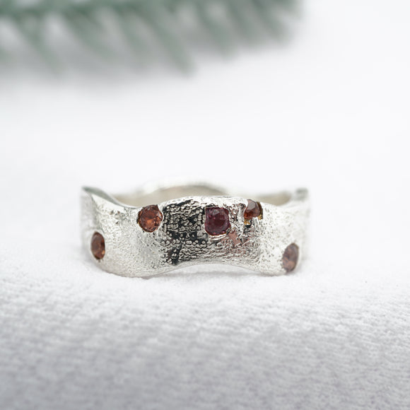 Set In Stone, Pink Montana Sapphire Ring