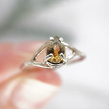 Golden Montana Sapphire Ring