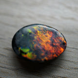 Rare Black Mintabie Australian Opal, 3ct