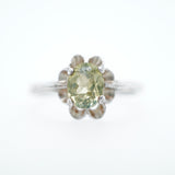 Green Yellow Montana Sapphire Ring