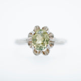 Green Yellow Montana Sapphire Ring
