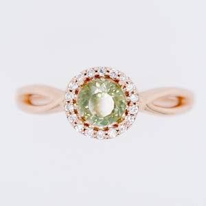 "Amelia" Montana Sapphire Ring