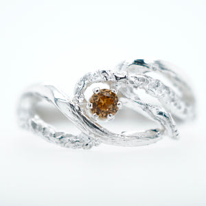 Rare Padparadscha Montana Sapphire Ring