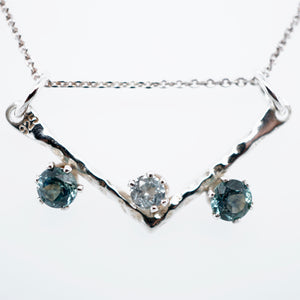 Montana Sapphire "Valley" Necklace